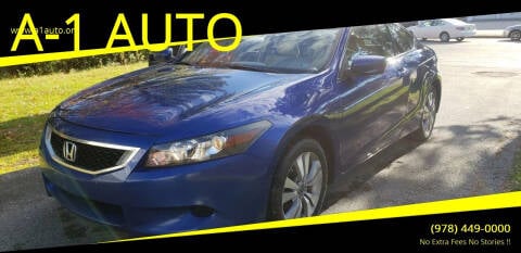 2009 Honda Accord for sale at A-1 Auto in Pepperell MA