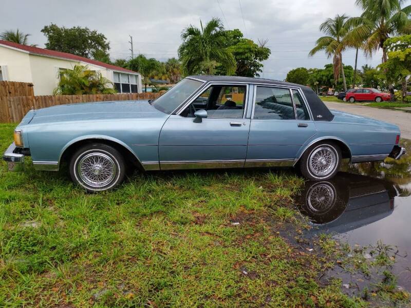 1985 Chevrolet Caprice for sale at Car Mart Leasing & Sales in Hollywood FL