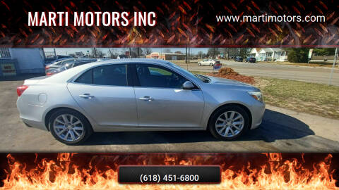 2013 Chevrolet Malibu for sale at Marti Motors Inc in Madison IL