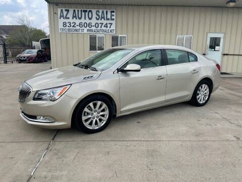 2014 Buick LaCrosse for sale at AZ Auto Sale in Houston TX