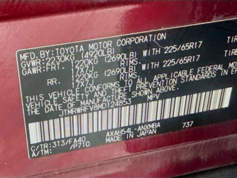 2021 Toyota RAV4 Hybrid XLE