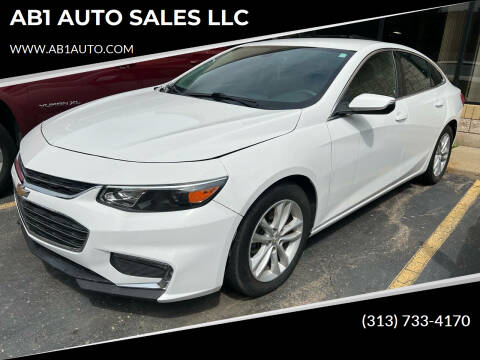 2016 Chevrolet Malibu for sale at AB1 AUTO SALES LLC in Detroit MI