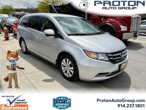 2014 Honda Odyssey for sale at Proton Auto Group in Yonkers NY