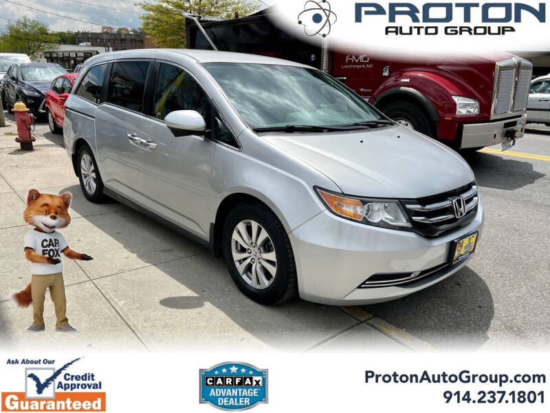 2014 Honda Odyssey for sale at Proton Auto Group in Yonkers NY