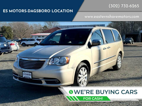 2012 Chrysler Town and Country for sale at ES Motors-DAGSBORO location in Dagsboro DE