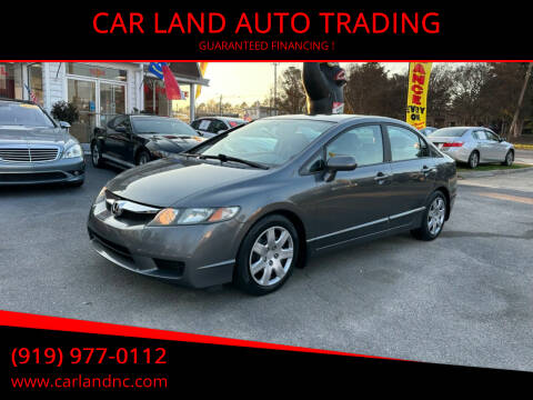 2011 Honda Civic for sale at CAR LAND  AUTO TRADING in Raleigh NC