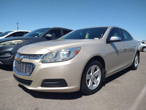 2015 Chevrolet Malibu for sale at VIVASTREET AUTO SALES LLC in Socorro TX