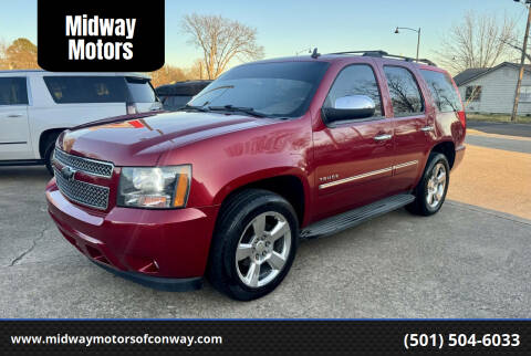 2013 Chevrolet Tahoe for sale at Midway Motors in Conway AR
