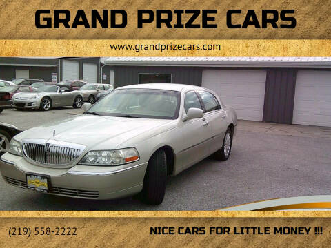 2004 Lincoln Town Car for sale at Grand Prize Cars in Cedar Lake IN