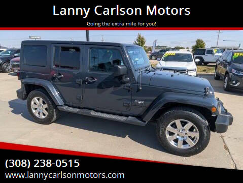 2016 Jeep Wrangler Unlimited for sale at Lanny Carlson Motors in Kearney NE