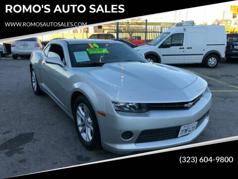 2014 Chevrolet Camaro for sale at ROMO'S AUTO SALES in Los Angeles CA