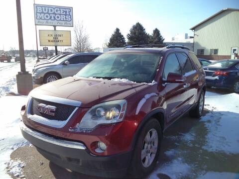 2008 GMC Acadia for sale at Budget Motors - Budget Acceptance in Sioux City IA