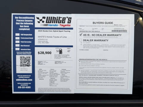 2025 Honda Civic Hybrid Sport Touring