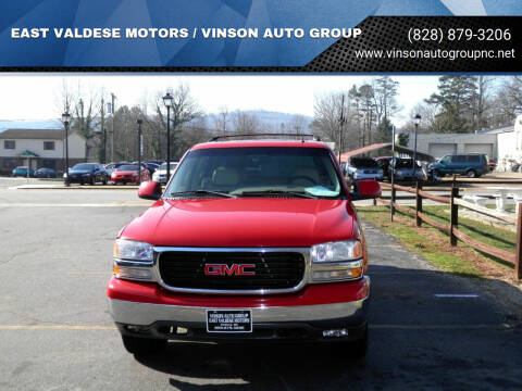 2002 GMC Yukon XL for sale at EAST VALDESE MOTORS / VINSON AUTO GROUP in Valdese NC