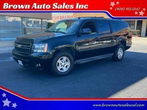 2008 Chevrolet Suburban for sale at Brown Auto Sales Inc in Upland CA