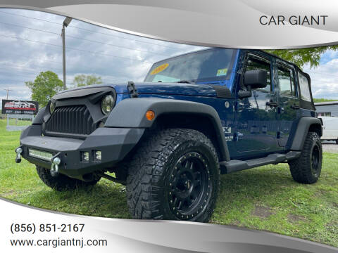 2009 Jeep Wrangler Unlimited for sale at Car Giant in Pennsville NJ