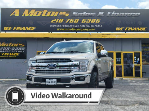 2018 Ford F-150 for sale at A MOTORS SALES AND FINANCE - 5630 San Pedro Ave in San Antonio TX