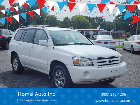 2005 Toyota Highlander for sale at Homsi Auto Inc in Kannapolis NC