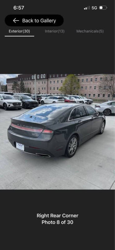 2017 Lincoln MKZ Select