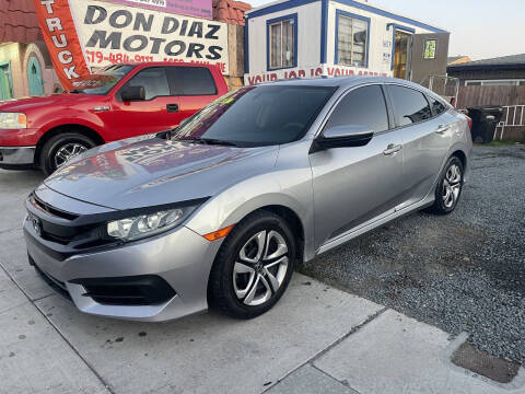 2017 Honda Civic for sale at DON DIAZ MOTORS in San Diego CA