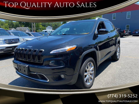 2014 Jeep Cherokee for sale at Top Quality Auto Sales in Westport MA