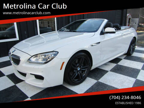 2015 BMW 6 Series for sale at Metrolina Car Club in Matthews NC