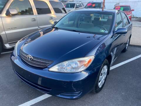 2002 Toyota Camry for sale at K J AUTO SALES in Philadelphia PA