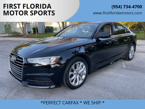 2018 Audi A6 for sale at FIRST FLORIDA MOTOR SPORTS in Pompano Beach FL