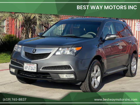 2011 Acura MDX for sale at BEST WAY MOTORS INC in San Diego CA