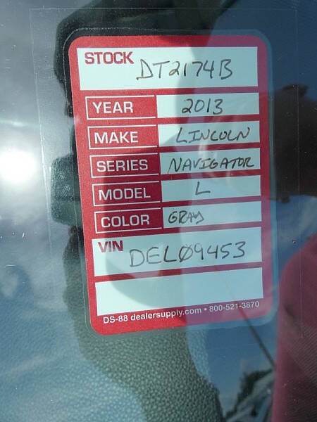 2013 Lincoln Navigator L