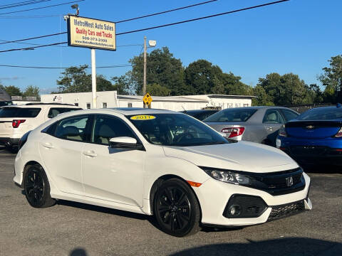 2017 Honda Civic for sale at MetroWest Auto Sales in Worcester MA