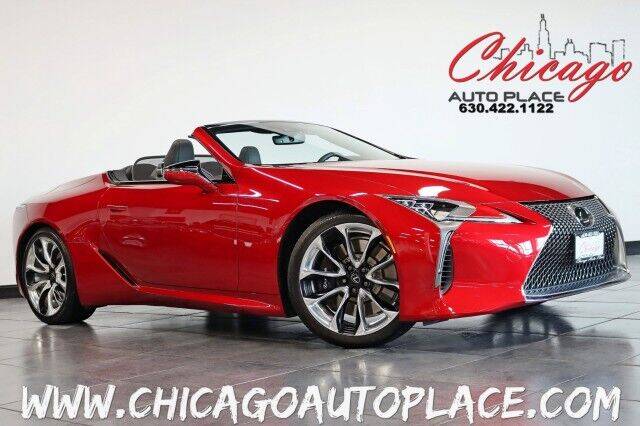 2021 Lexus LC 500 Convertible for sale at Chicago Auto Place in Bensenville IL