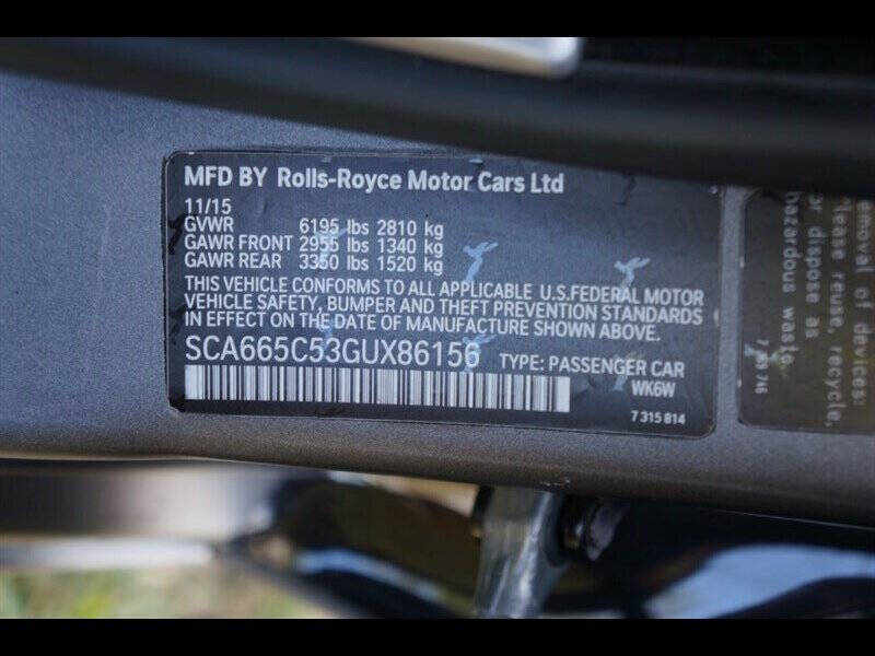 2016 Rolls-Royce Wraith