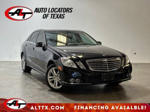 2011 Mercedes-Benz E-Class for sale at AUTO LOCATORS OF TEXAS in Plano TX