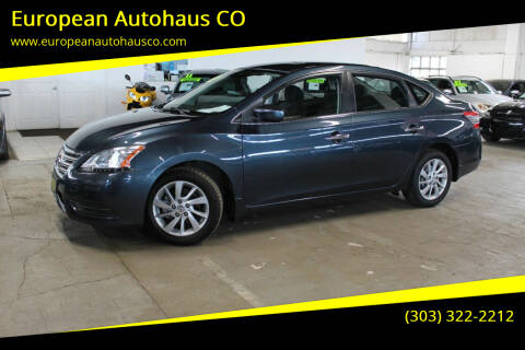 2013 Nissan Sentra for sale at European Autohaus CO in Denver CO