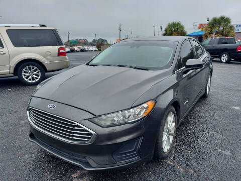 2019 Ford Fusion Hybrid for sale at Sun Coast City Auto Sales in Mobile AL