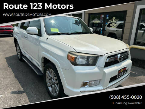 2010 Toyota 4Runner for sale at Route 123 Motors in Norton MA