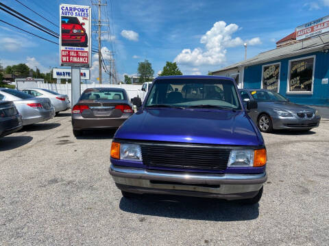 1997 Ford Ranger for sale at Car Port Auto Sales, INC in Laurel MD