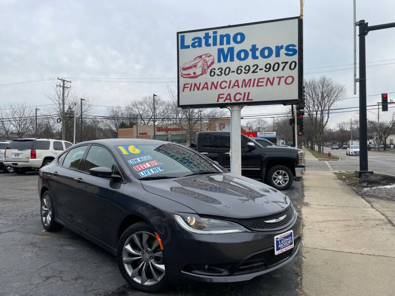 2016 Chrysler 200 for sale at Latino Motors in Aurora IL