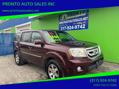 2011 Honda Pilot for sale at PRONTO AUTO SALES INC in Indianapolis IN