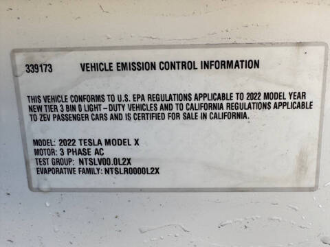 2022 Tesla Model X