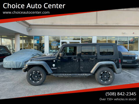 2010 Jeep Wrangler Unlimited for sale at Choice Auto Center in Shrewsbury MA