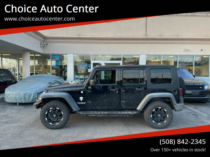 2010 Jeep Wrangler Unlimited for sale at Choice Auto Center in Shrewsbury MA