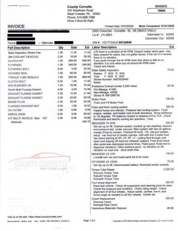 2005 Chevrolet Corvette