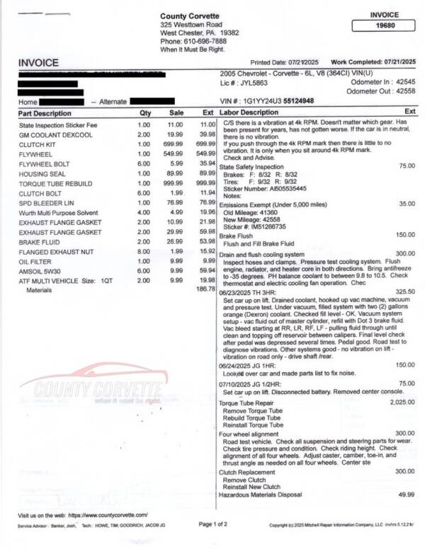 2005 Chevrolet Corvette