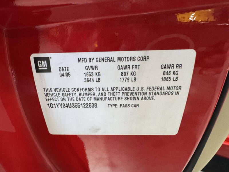 2005 Chevrolet Corvette