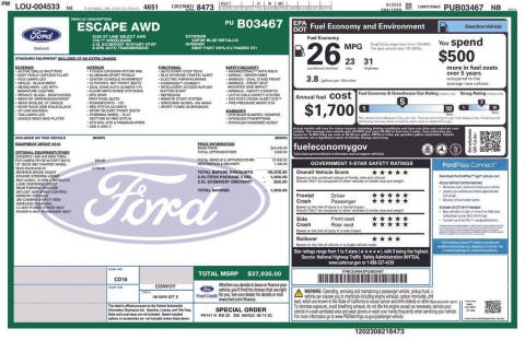 2023 Ford Escape ST-Line Select