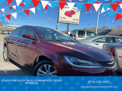2015 Chrysler 200 for sale at GLADSTONE AUTO SALES    GUARANTEED CREDIT APPROVAL in Gladstone MO