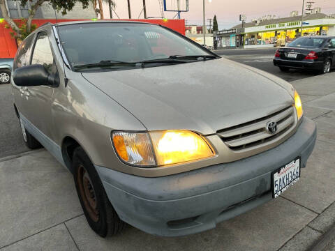 2003 Toyota Sienna for sale at LUCKY MTRS in Pomona CA
