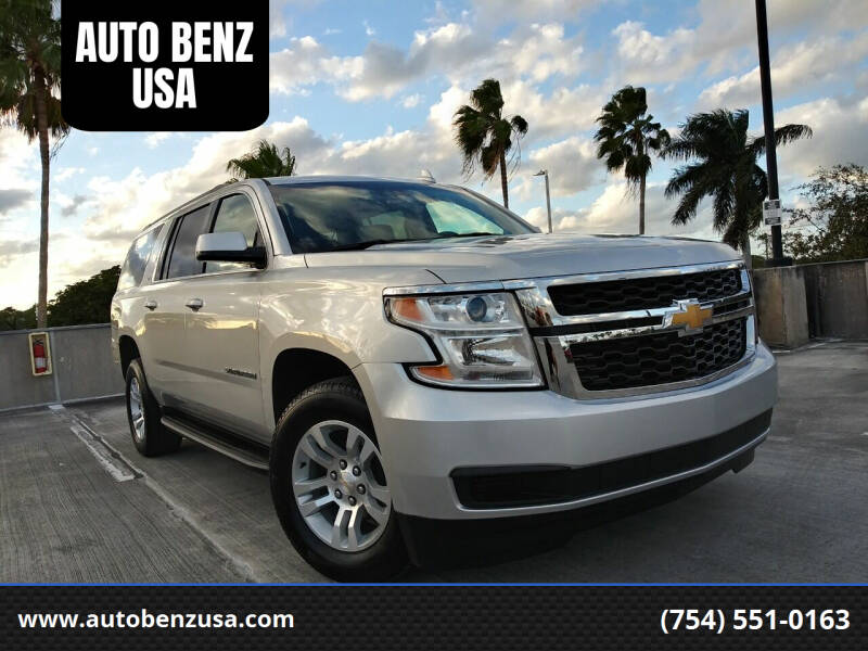 2019 Chevrolet Suburban for sale at AUTO BENZ USA in Fort Lauderdale FL
